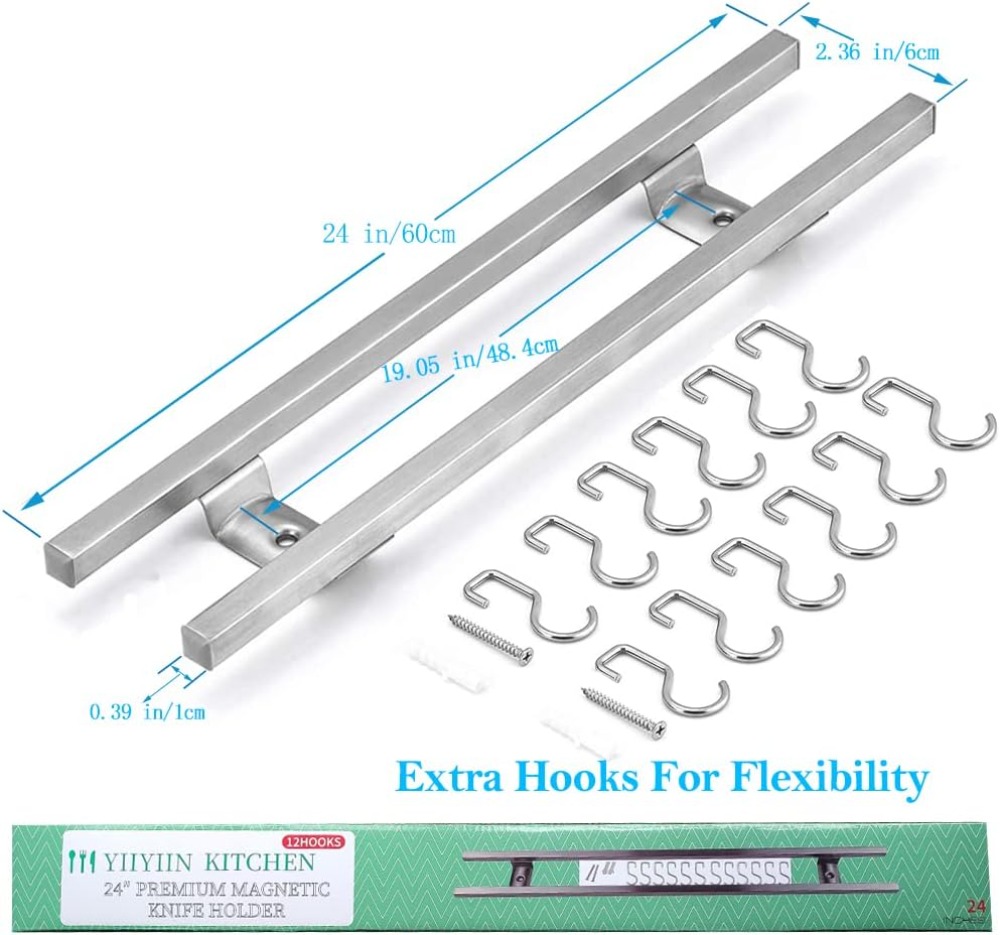24-Inch Magnetic Knife Holder  - Magnetic Knife Strip avis et prix