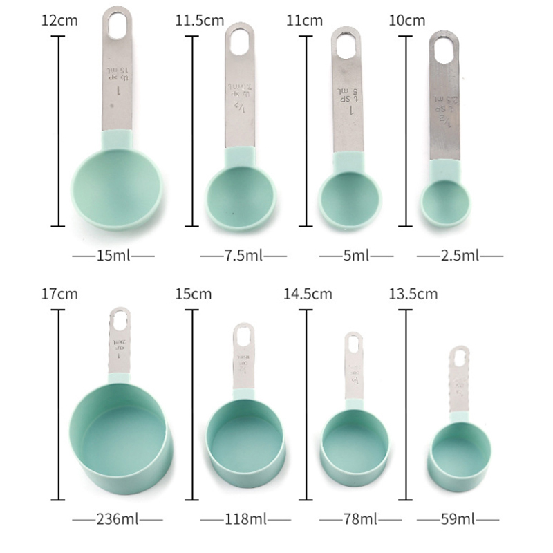 8PCS Measuring Cups Spoons Set - Kitchen Gadgets For Seniors avis et prix