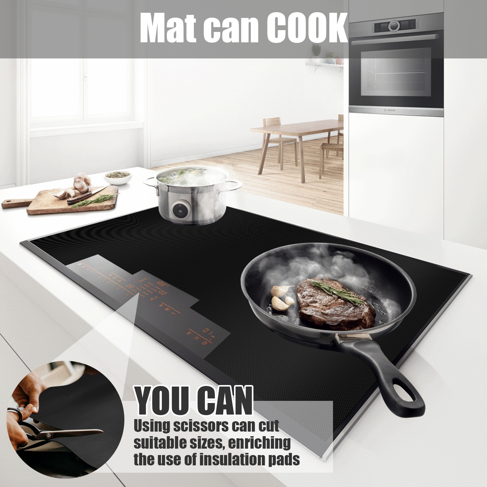 Induction Cooker Cover Silicon - Kitchen Gadgets For Seniors avis et prix