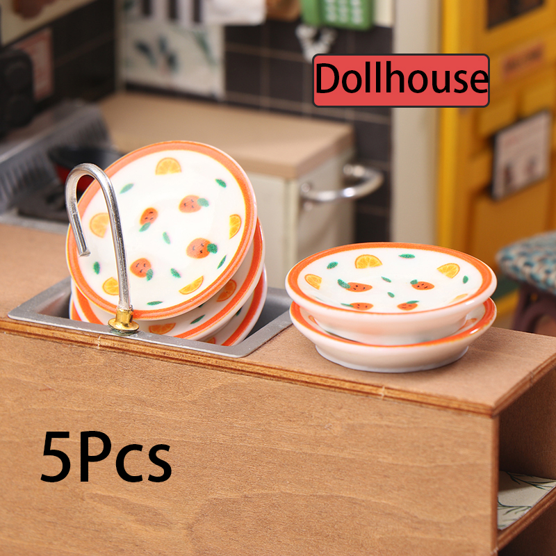 5Pcs 1/12 Dollhouse Mini Plate - Kitchen Gadgets Website avis et prix