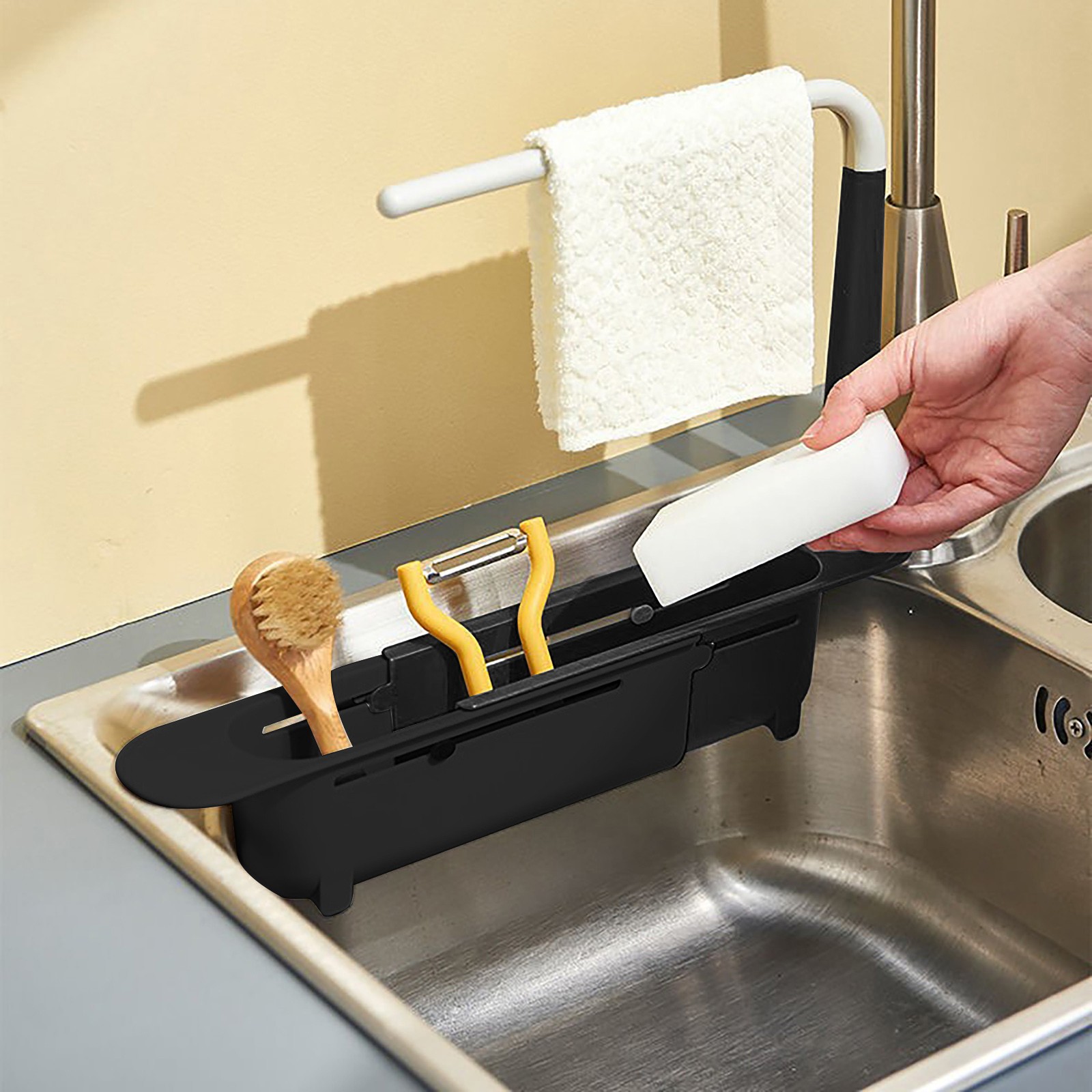 elescopic Sink Shelf Drainer R - Kitchen Gadgets For Seniors avis et prix