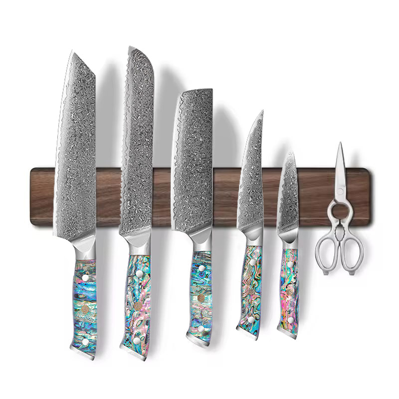 Walnut Wood Strong Magnetic Kn - Magnetic Knife Strip avis et prix