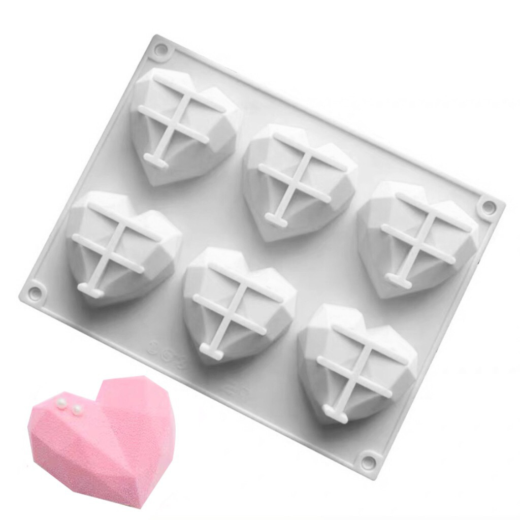 3D 6 Cavity Diamond Love Silic - Kitchen Gadgets Worth Buying avis et prix