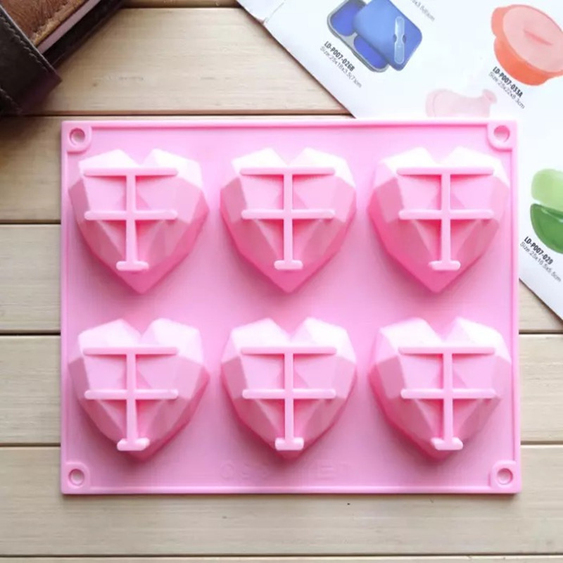 3D 6 Cavity Diamond Love Silic - Kitchen Gadgets Worth Buying avis et prix