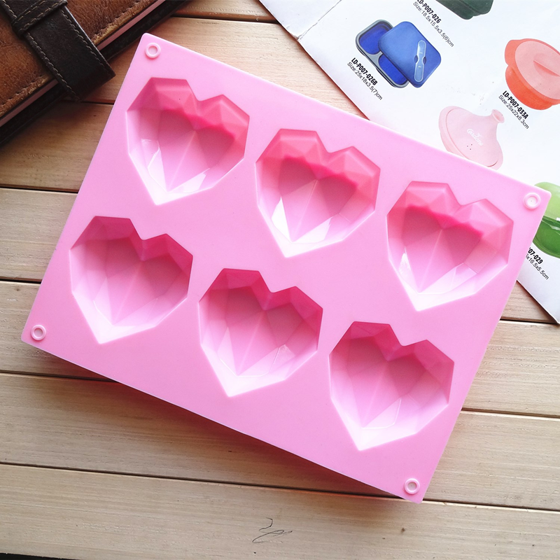 3D 6 Cavity Diamond Love Silic - Kitchen Gadgets Worth Buying avis et prix