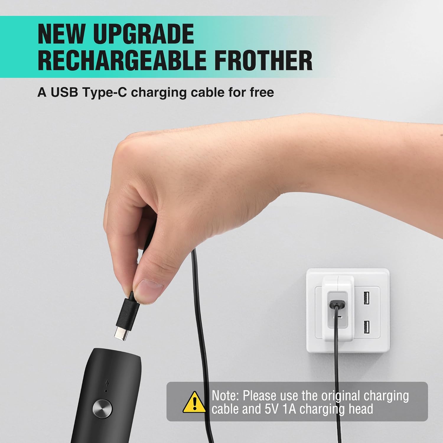 Rechargeable Milk Frother Wand - Milk Frother avis et prix