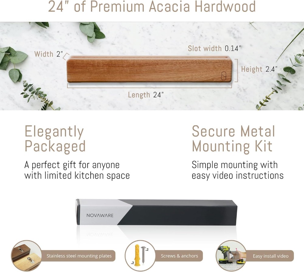 Premium 24 inch Magnetic Knife - Magnetic Knife Strip avis et prix