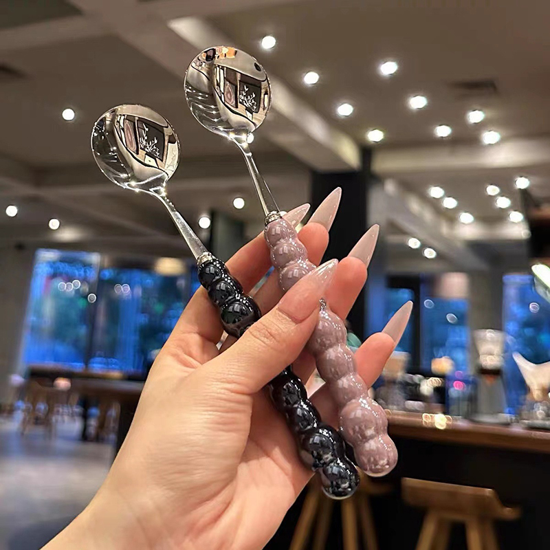 Pearl Handle Spoon Stainless S - Kitchen Gadgets For Seniors avis et prix
