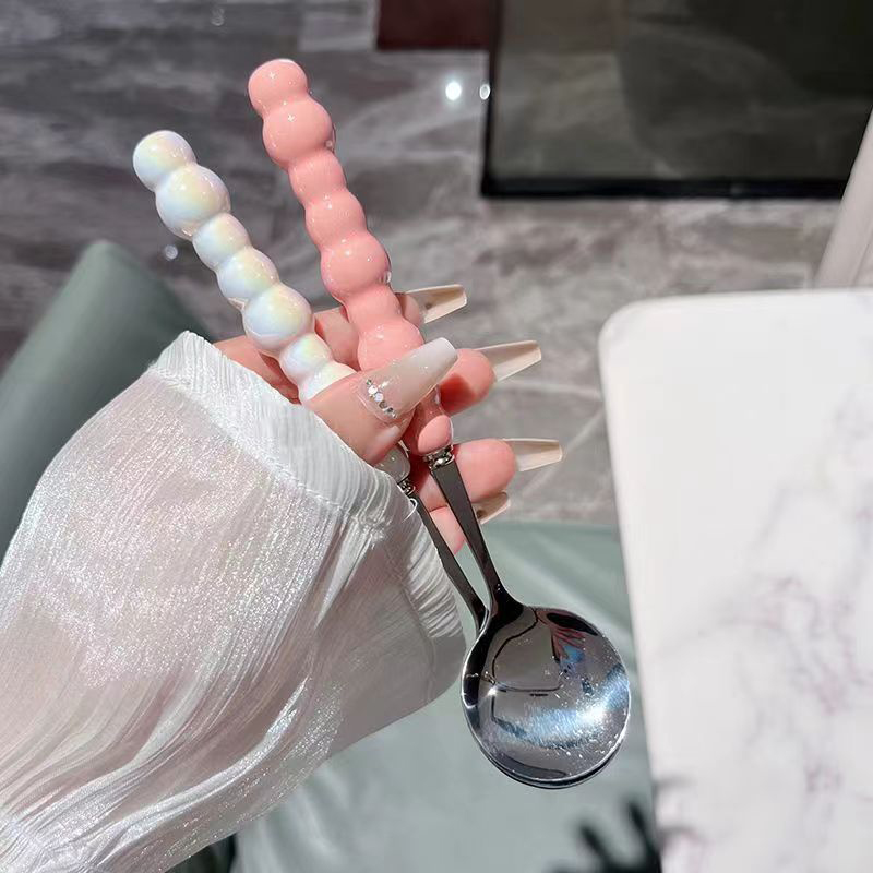 Pearl Handle Spoon Stainless S - Kitchen Gadgets For Seniors avis et prix