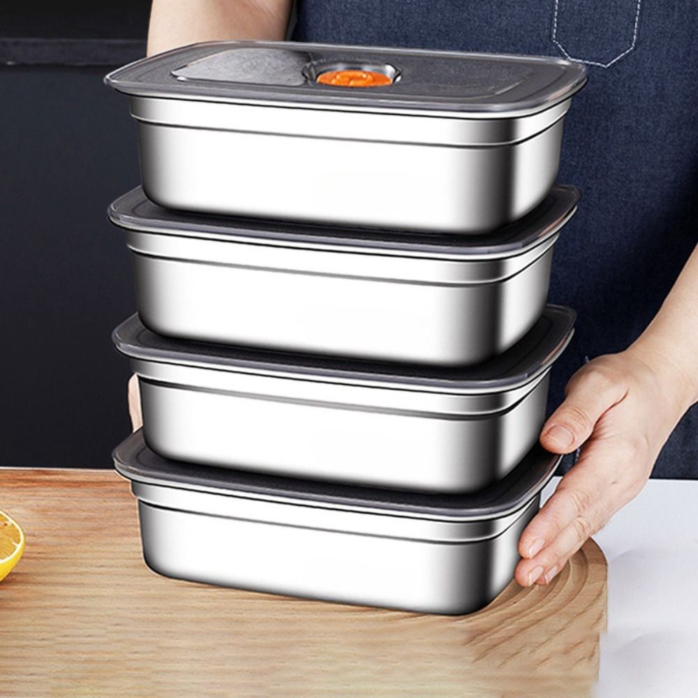 Stainless Steel Lunch Box Bent - Kitchen Gadgets For Seniors avis et prix
