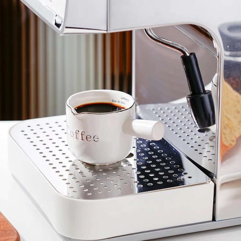 Mini Ceramic Coffee Cup with H - Milk Frother avis et prix