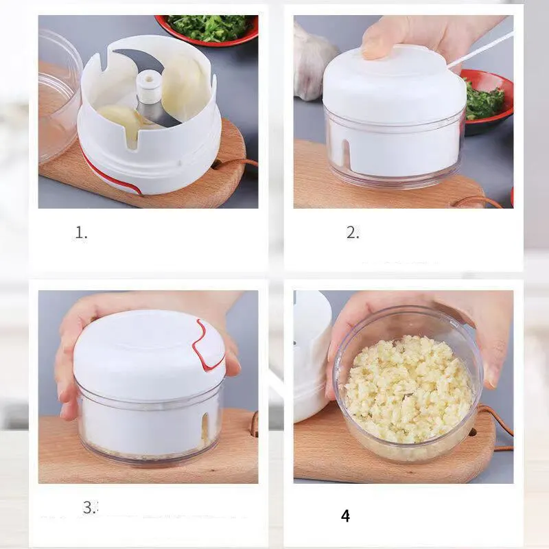 Plastic Garlic Crusher Press V - Kitchen Gadgets For Seniors avis et prix