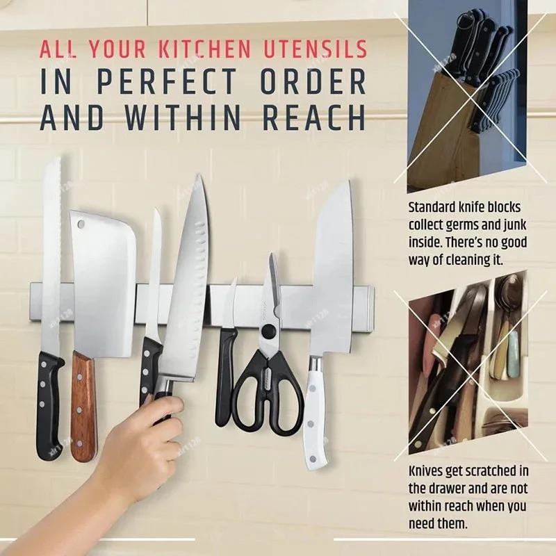 Wall Mounted Magnetic Knife Ho - Magnetic Knife Strip avis et prix