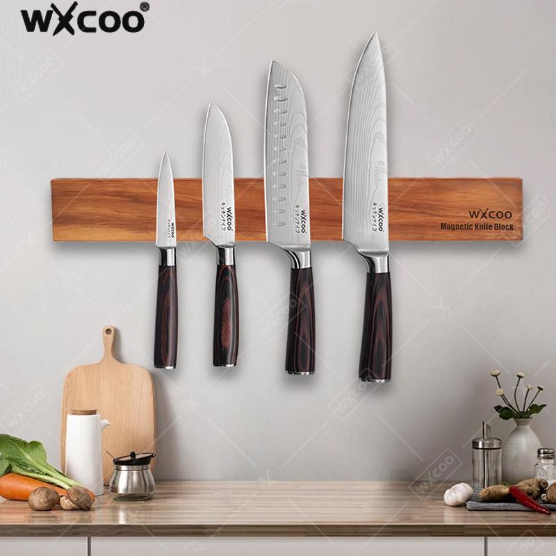 Acacia Wood Magnetic Knife Hol - Magnetic Knife Strip avis et prix