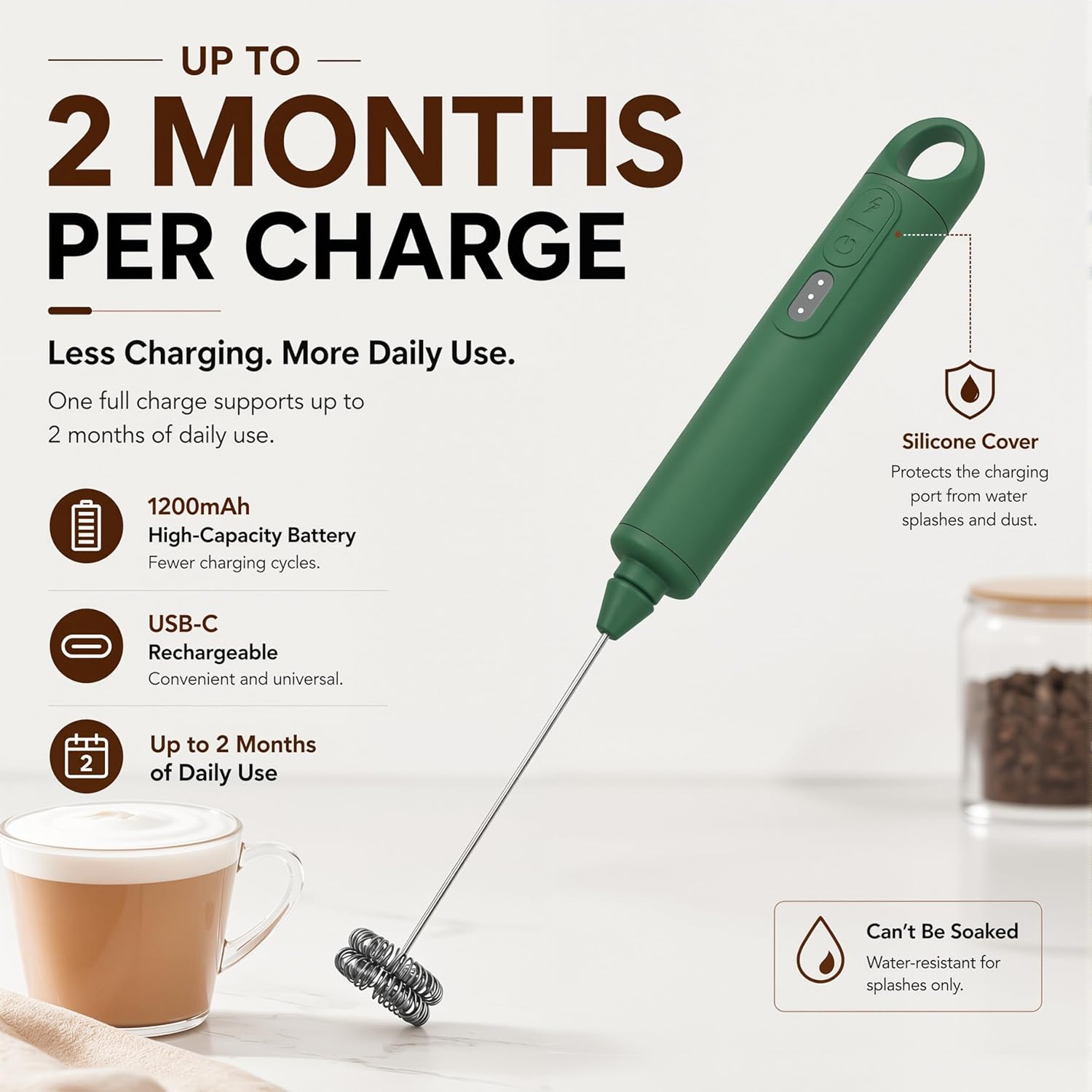 Handheld Milk Frother 3 Speed  - Milk Frother avis et prix