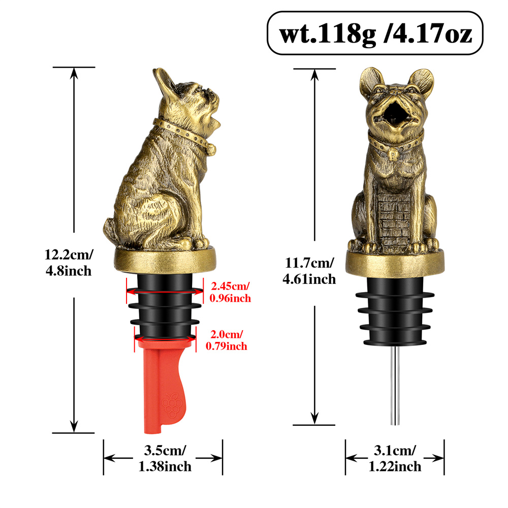 Cute French Bulldog Wine Pouer - Kitchen Gadgets Worth Buying avis et prix