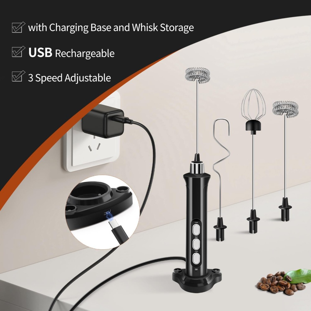 Rechargeable Milk Frother Hand - Milk Frother avis et prix