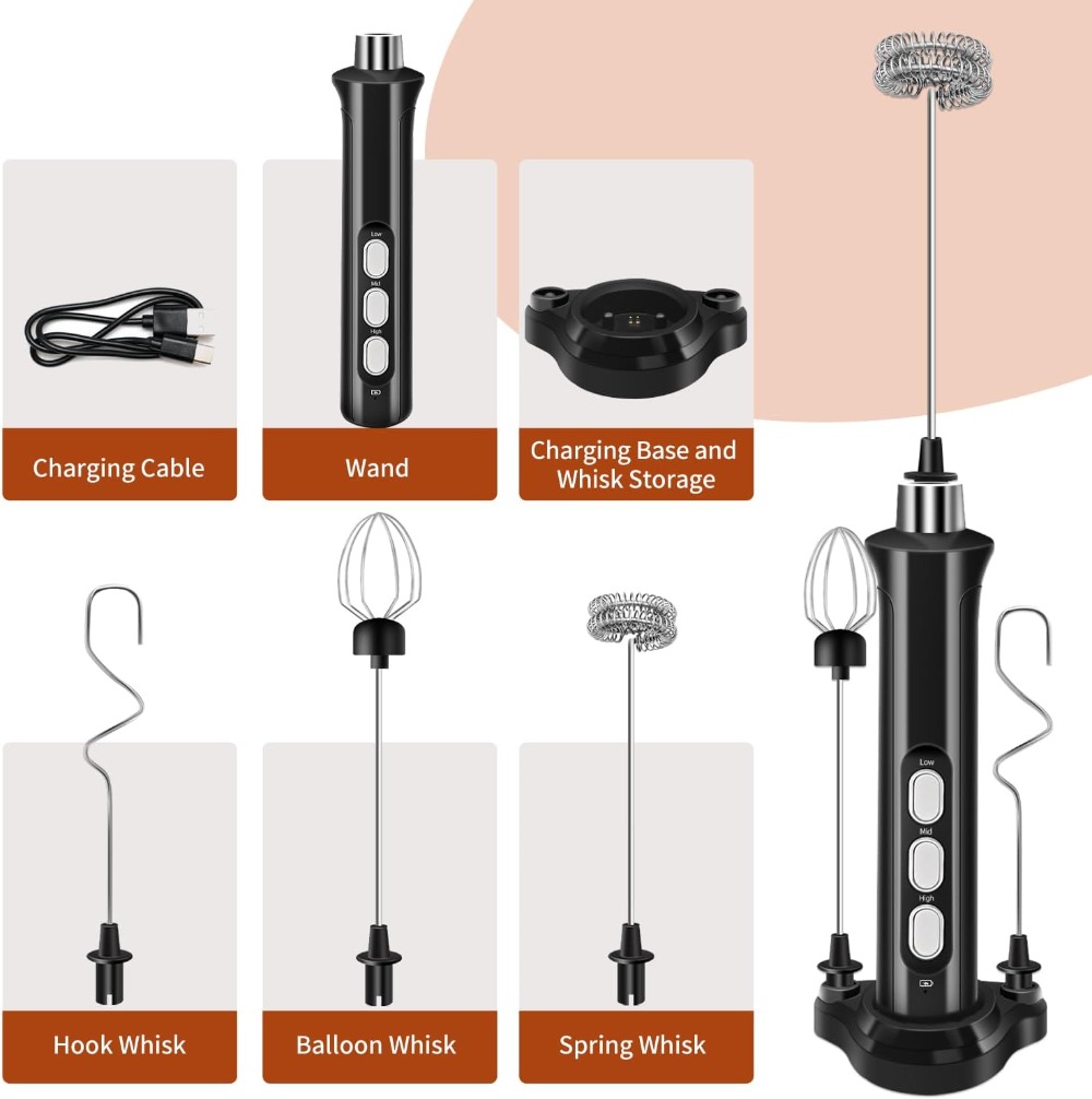 Rechargeable Milk Frother Hand - Milk Frother avis et prix